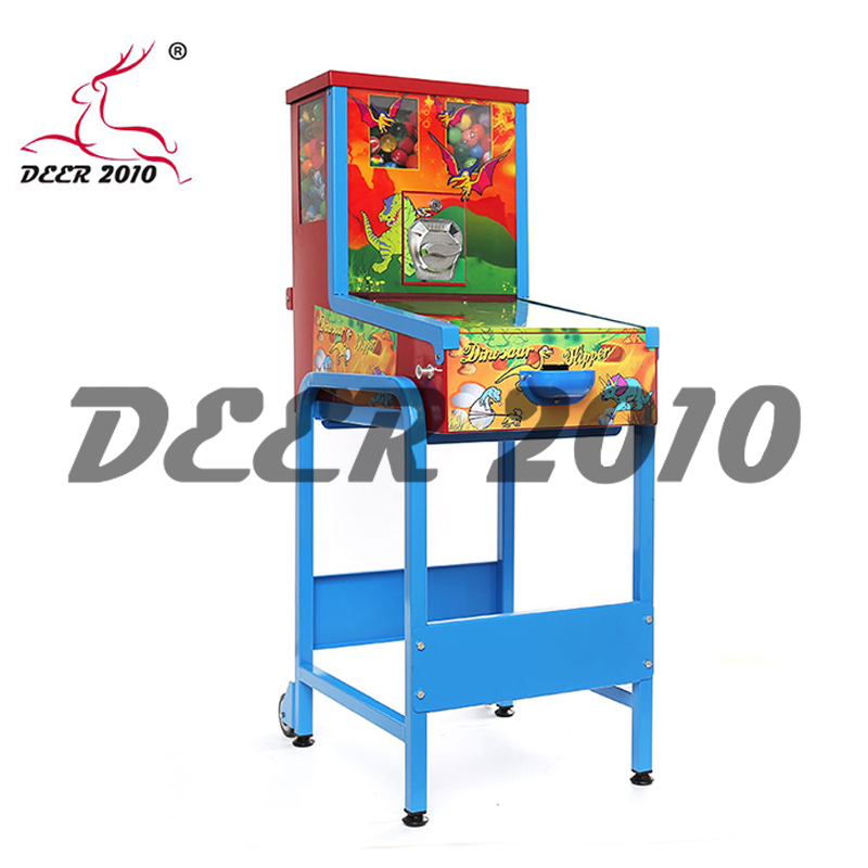 Green  36*75*56CM 1-4 coins operated Can be set to play one or two ball  pinball vending machine