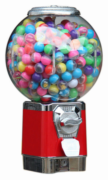 rosso 50CM del distributore automatico della caramella del gumball della caramella di Sam's Club 6 monete a 1,4 pollici